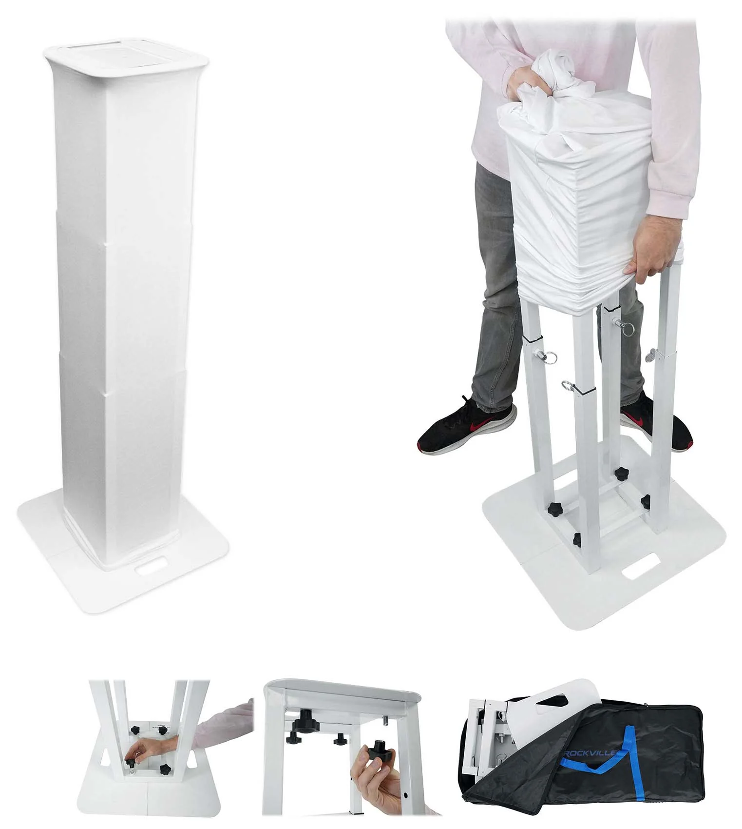 ROCK SPOT 260W White 2-Pack + RTP-GO Totem Stands Bundle - Image 3