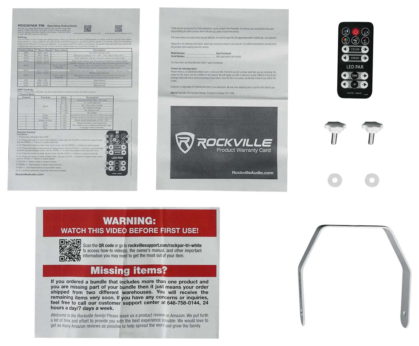 RockPAR TRI White 2-Pack + DMX Cables Bundle - Image 14