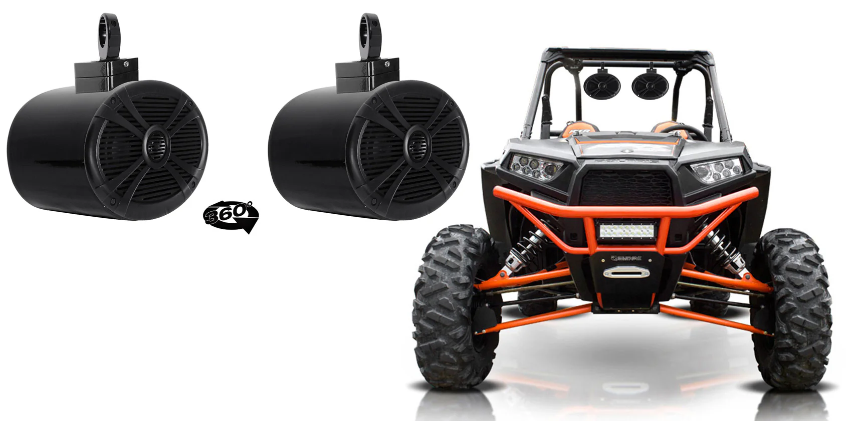 MAC69B+MAC360B ROCK SWIVEL RZR