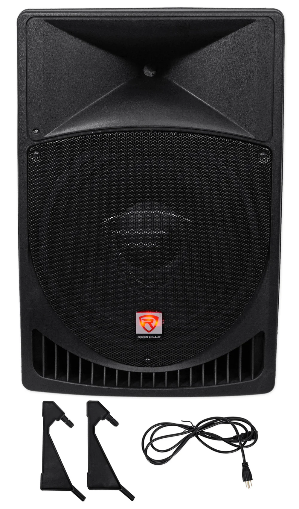 RPG15 15" Powered Speakers 2-Pack + PARTY STAND LED Stands Bundle - Image 2