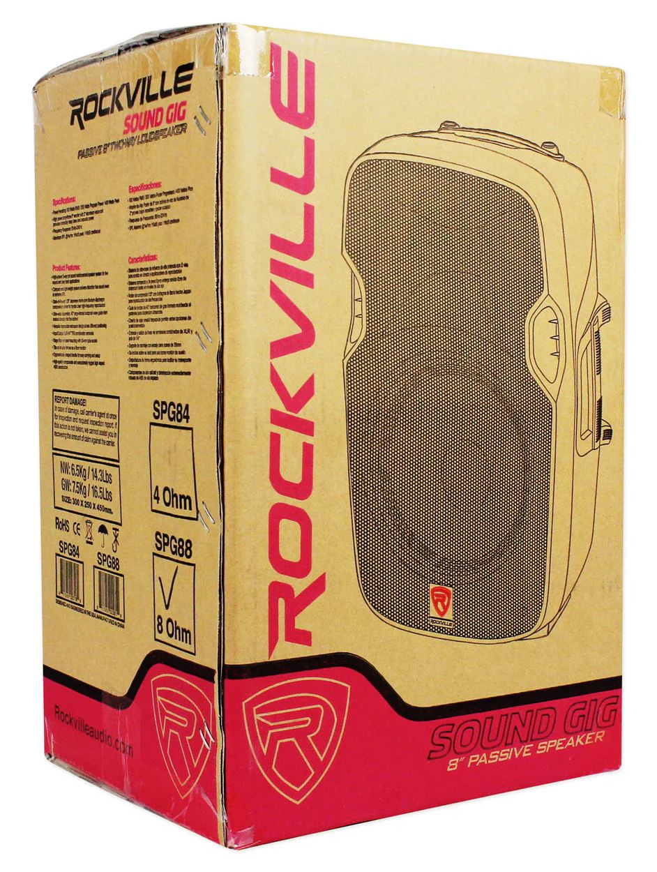 SPG88 2-Pack + RVSS2 Speaker Stand Bundle - Image 4