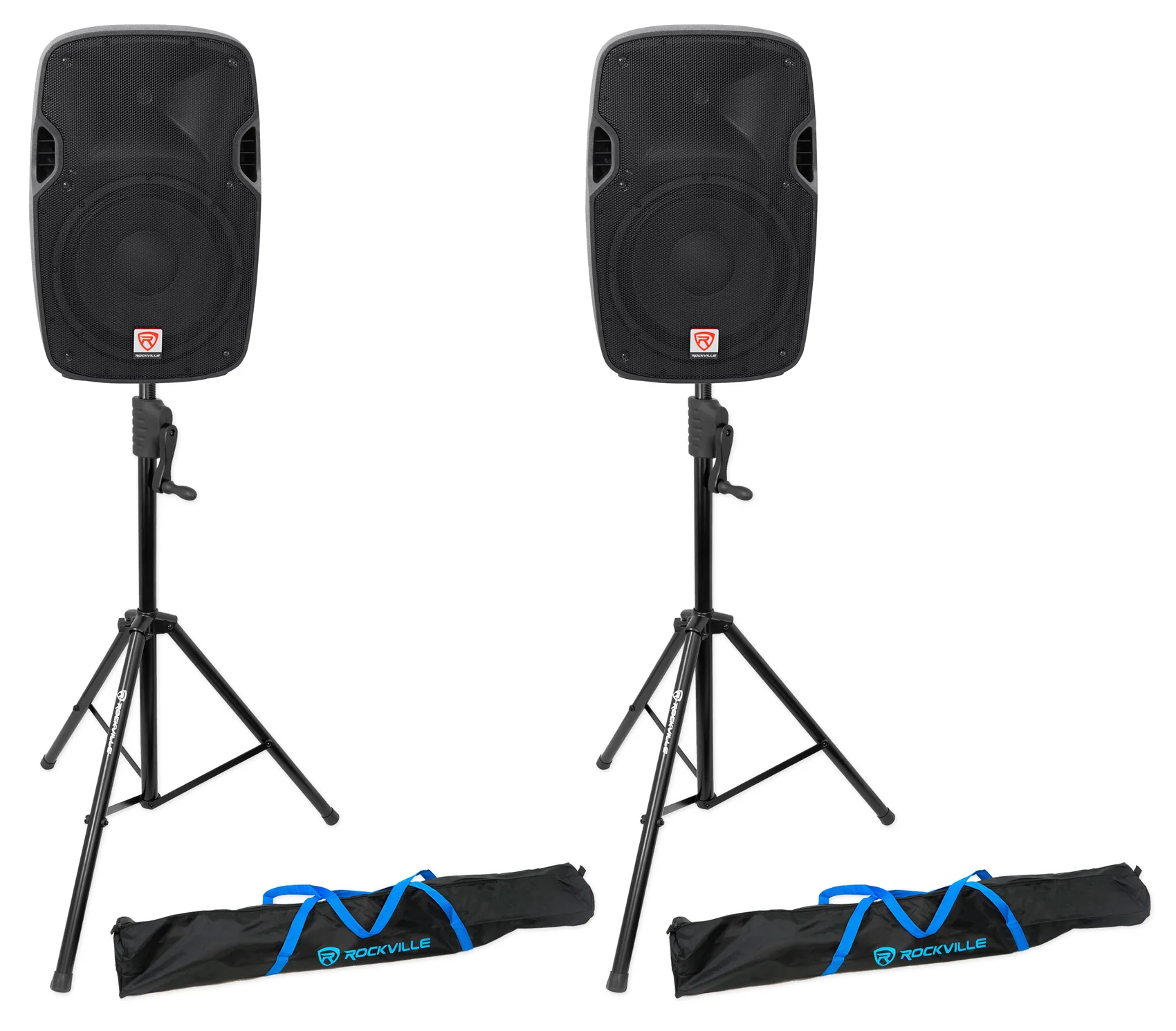 SPGN128 2-Pack + RVCS2 Crank-Up Stands Bundle