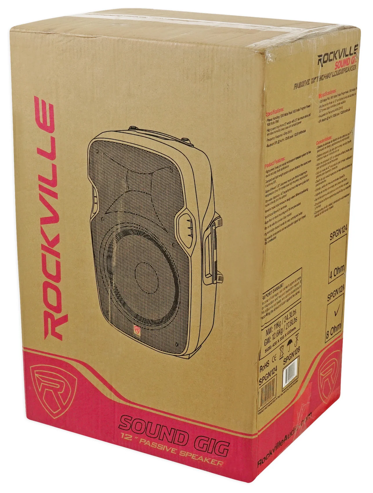 SPGN128 2-Pack + RPM80BT Powered Mixer + Wireless Mics Bundle - Image 6