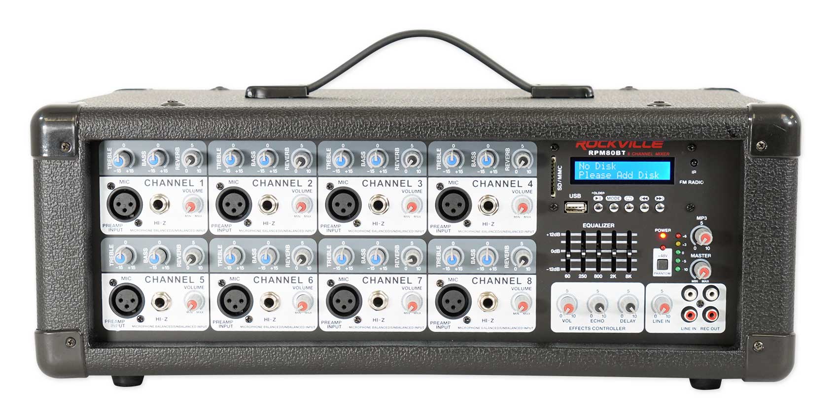SPGN128 2-Pack + RPM80BT Powered Mixer + Mic Bundle - Image 7