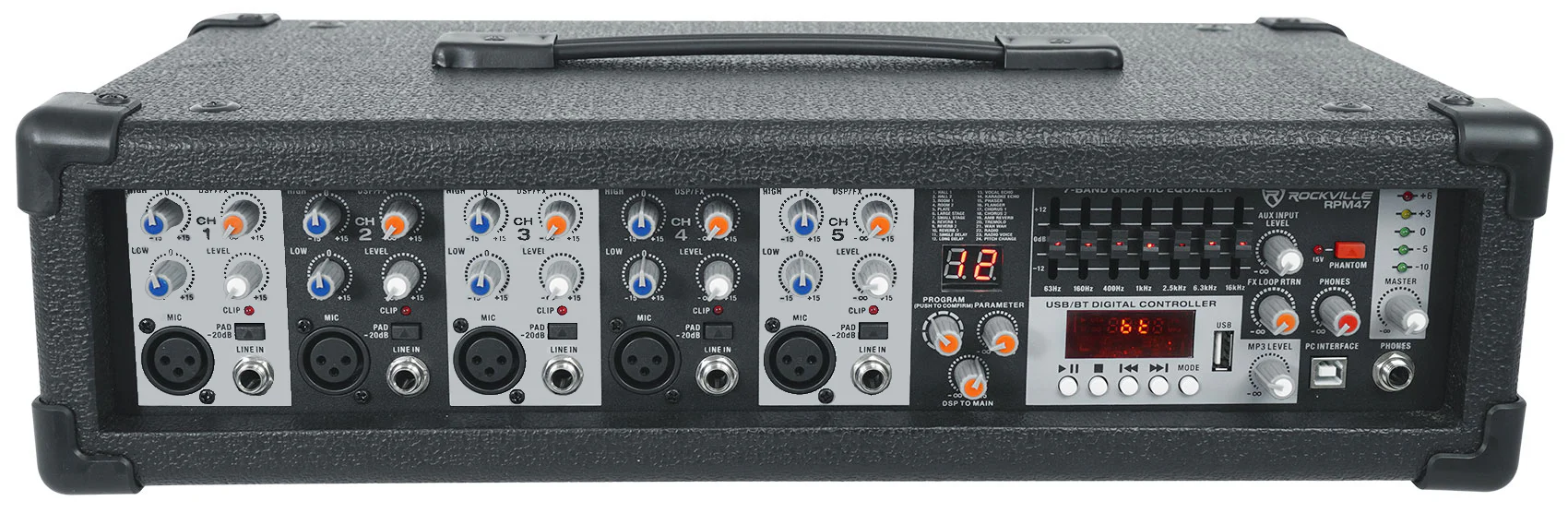 SPGN158 2-Pack + RPM47 Powered Mixer + Mics Bundle - Image 7