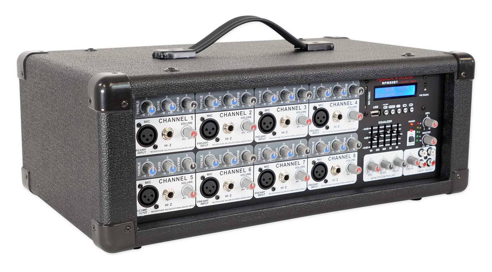 SPGN158 2-Pack + RPM80BT Powered Mixer + Wireless Mics Bundle - Image 3