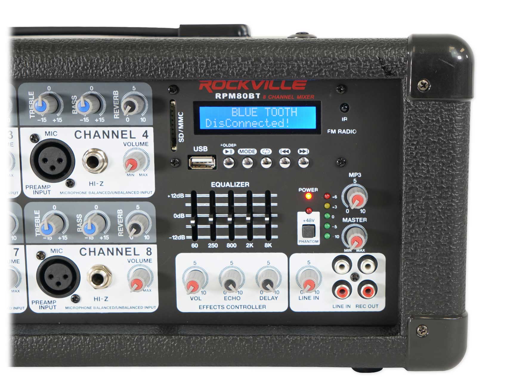 SPGN158 2-Pack + RPM80BT Powered Mixer + Wireless Mics Bundle - Image 5