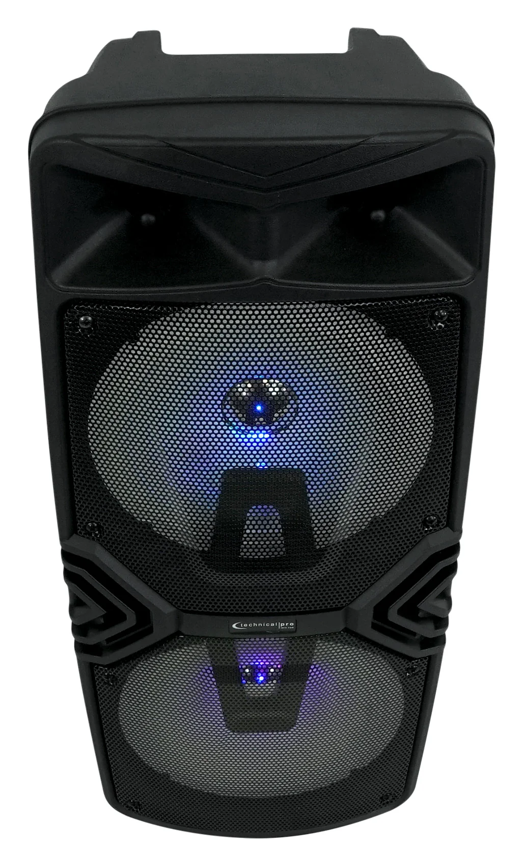 2) Technical Pro Dual 8" Wireless Rechargeable Backyard DJ Party Speakers + Mics - Image 5