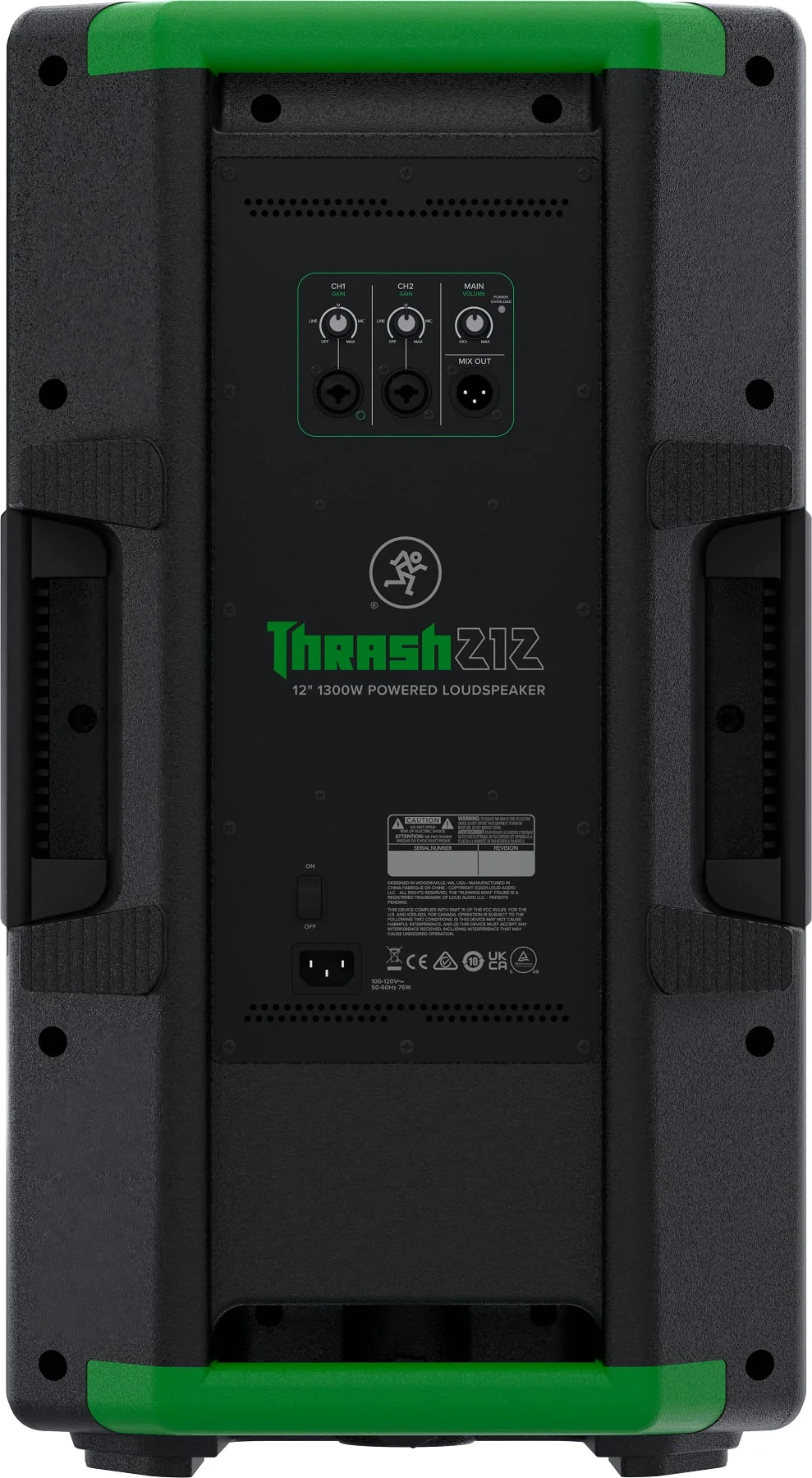 (2) Mackie Thrash212 12" 1300W Powered Active DJ PA Speakers+Stands Thrash 212 - Image 10