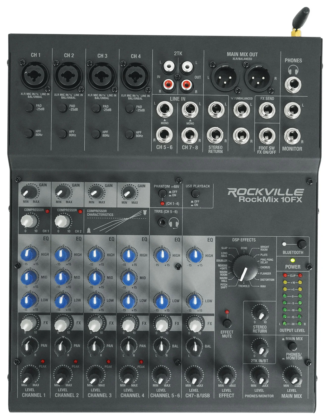 Titan Column 12 2-Pack + RockMix 10FX Mixer Bundle - Image 15