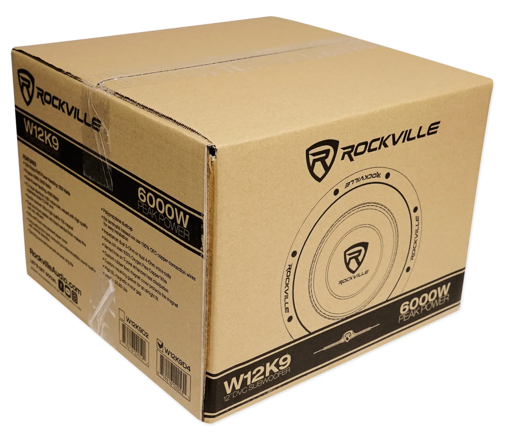 K9 Series 12" D4 V3 Subwoofer 2-Pack + Dual 12" Sealed Enclosure Bundle - Image 2