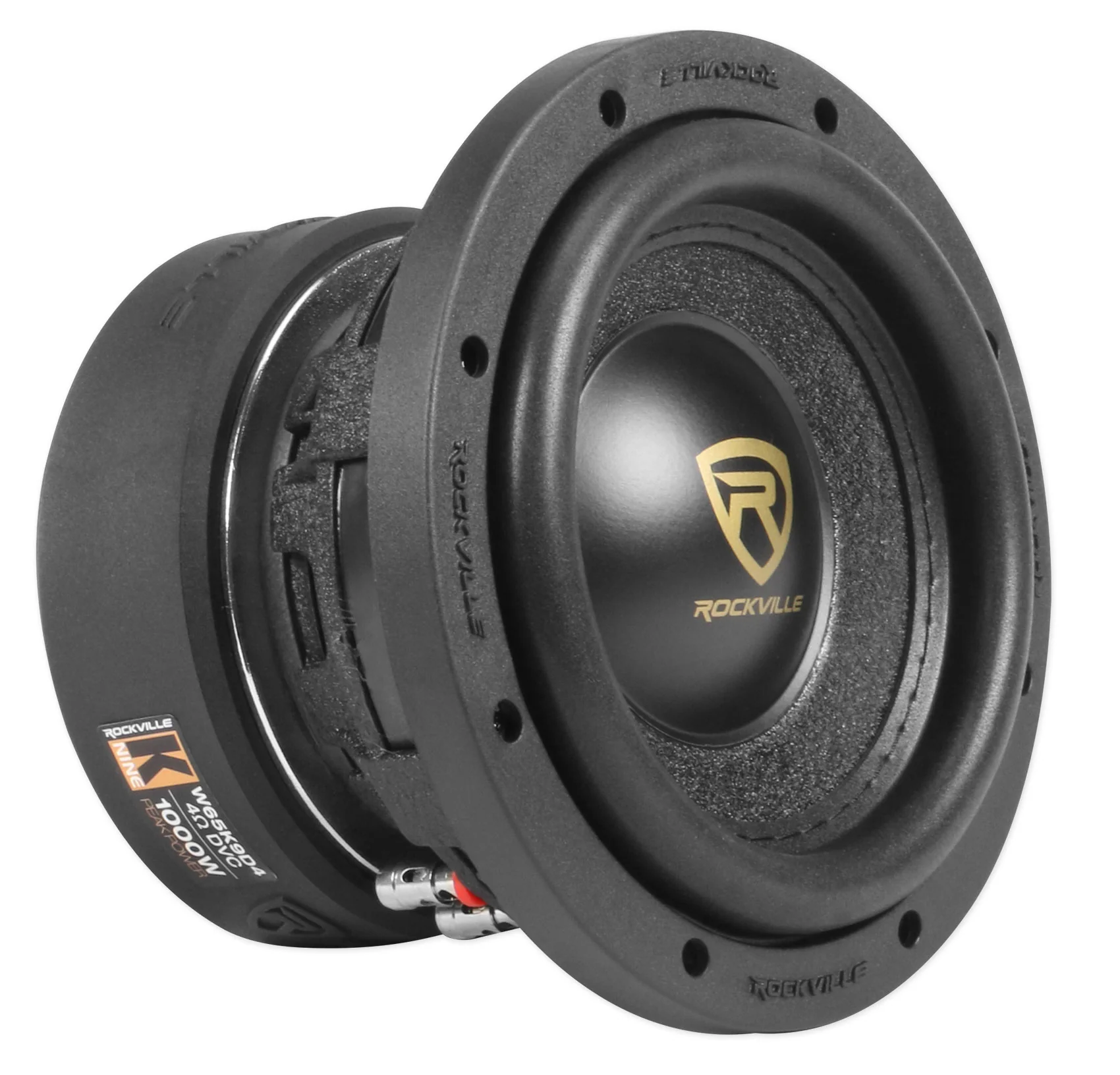 W65K9D4 6.5" Subwoofers 2‑Pack + KRYPTON M1 Mono Amp Bundle - Image 3