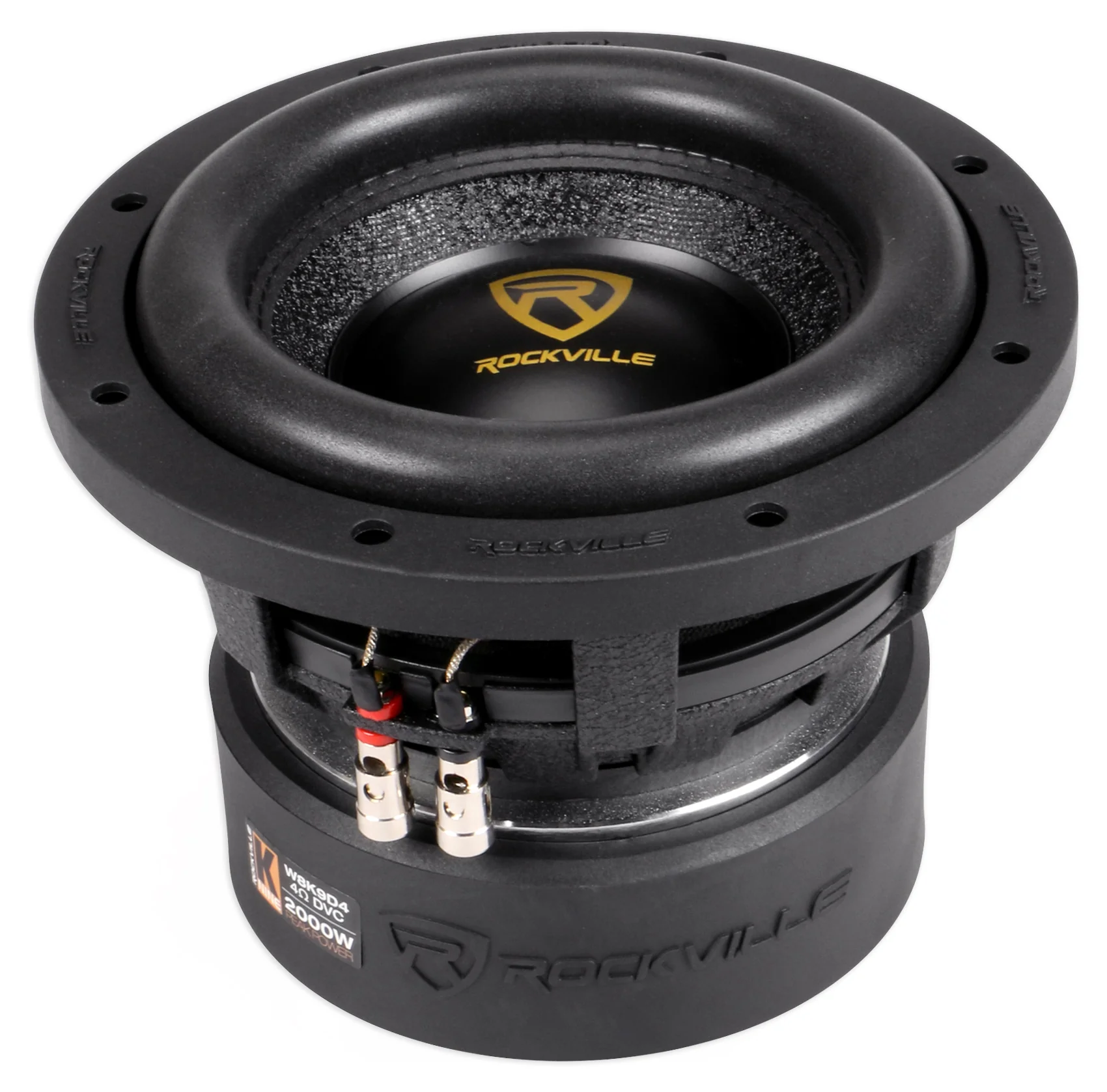 Rockville 8" Subwoofers 2-Pack + KRYPTON-M3 Mono Amplifier Bundle - Image 5