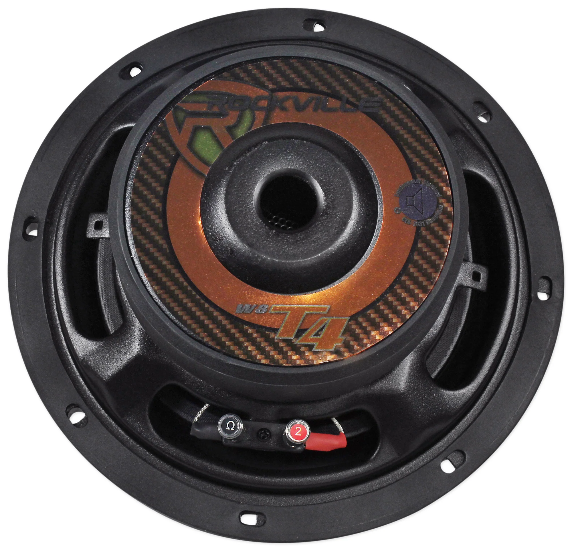 W8T4‑S2 8" Shallow Subwoofers 2‑Pack + KRYPTON M1 Mono Amp Bundle - Image 4