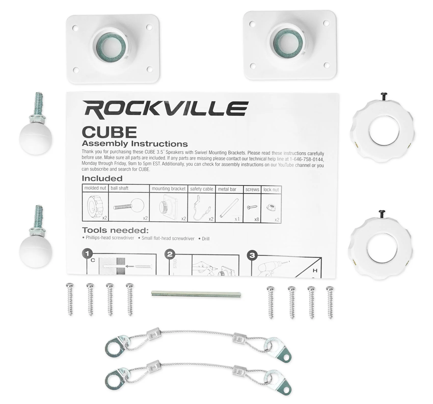 Cube 70v White 3-Pair - Image 11