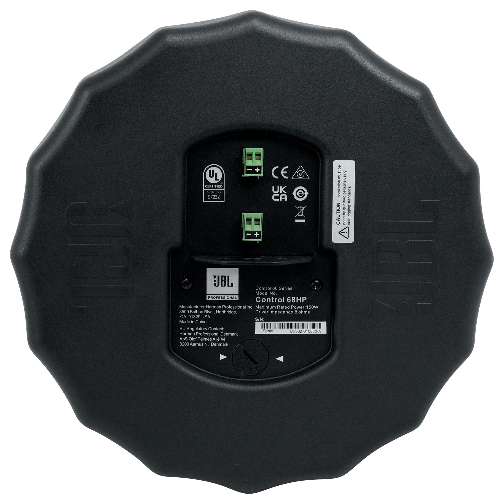 (6) JBL CONTROL 68HP 70v Commercial 8" Hanging Pendant Speakers+Bluetooth Amp - Image 12