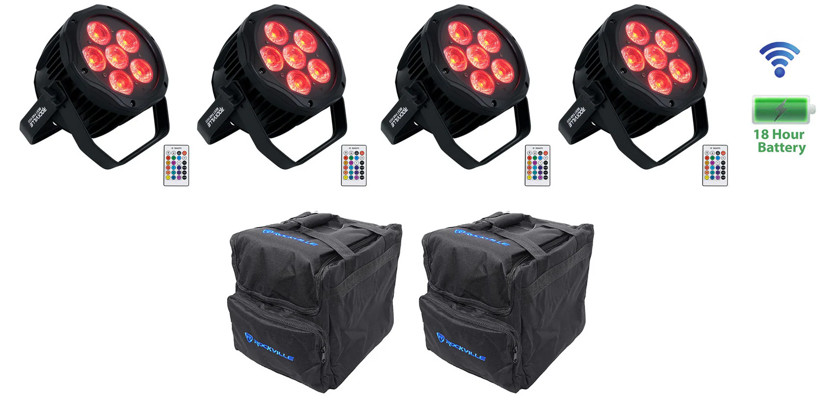 BEST PAR H2O 4-Pack + RLB40 Travel Bags Bundle
