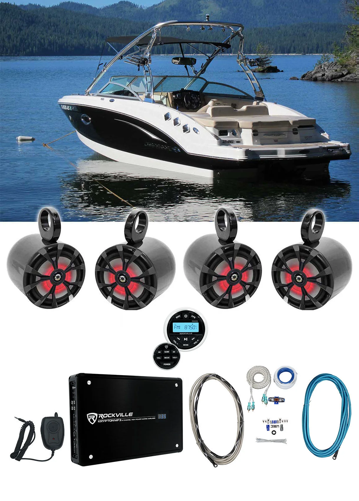 2-Pair RKL80MB+2-Pair MAC80B+RXM-F3+RMWK4 BOAT