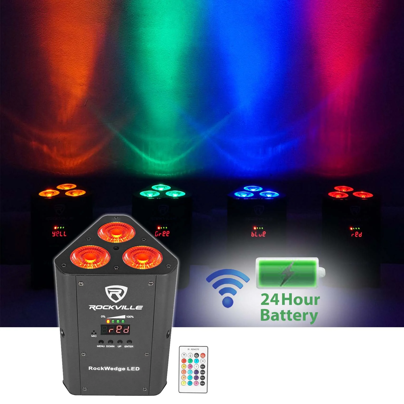 RockWedge LED 4-Pack + RLB30 Lighting Bag Bundle - Image 4