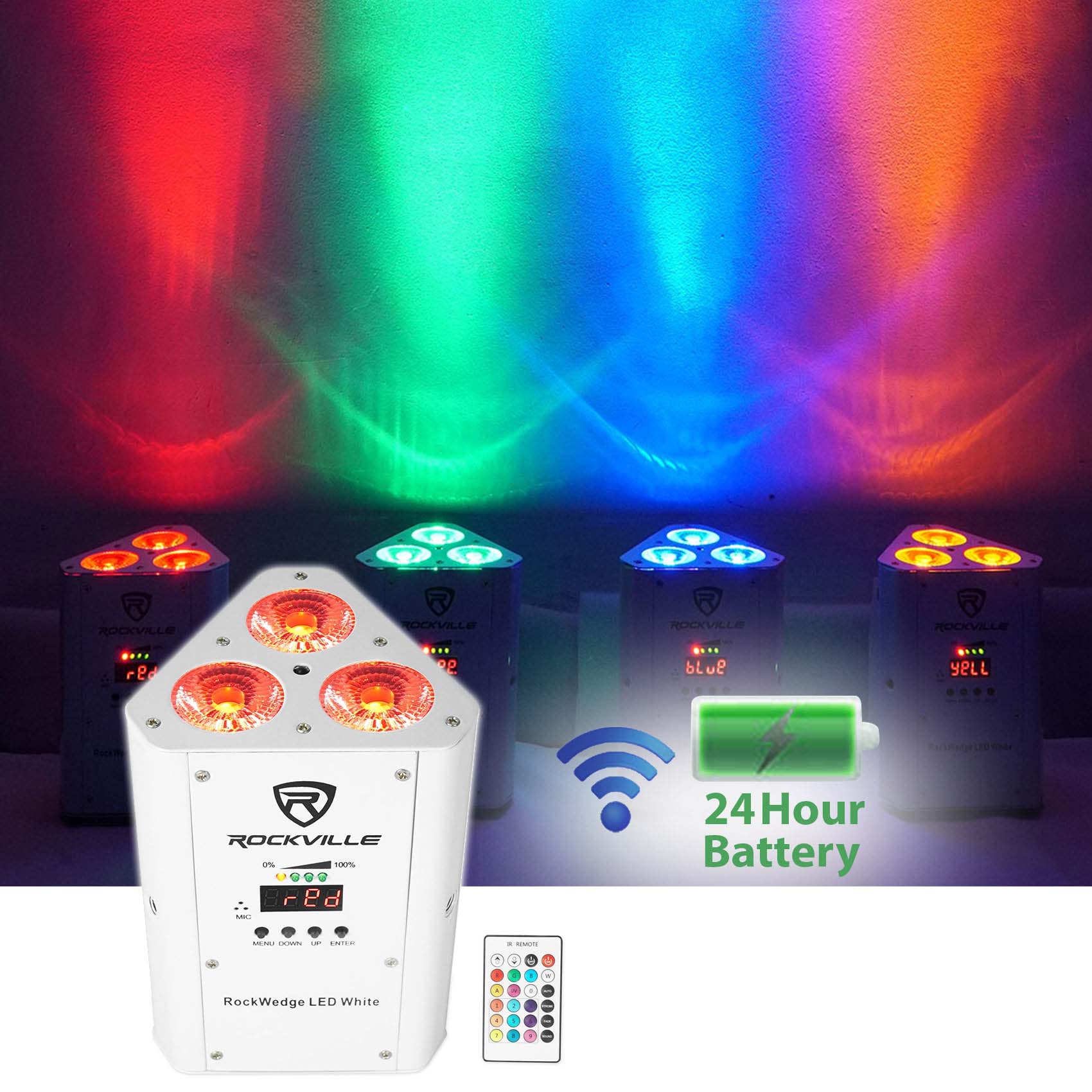 RockWedge LED White 4-Pack - Image 2