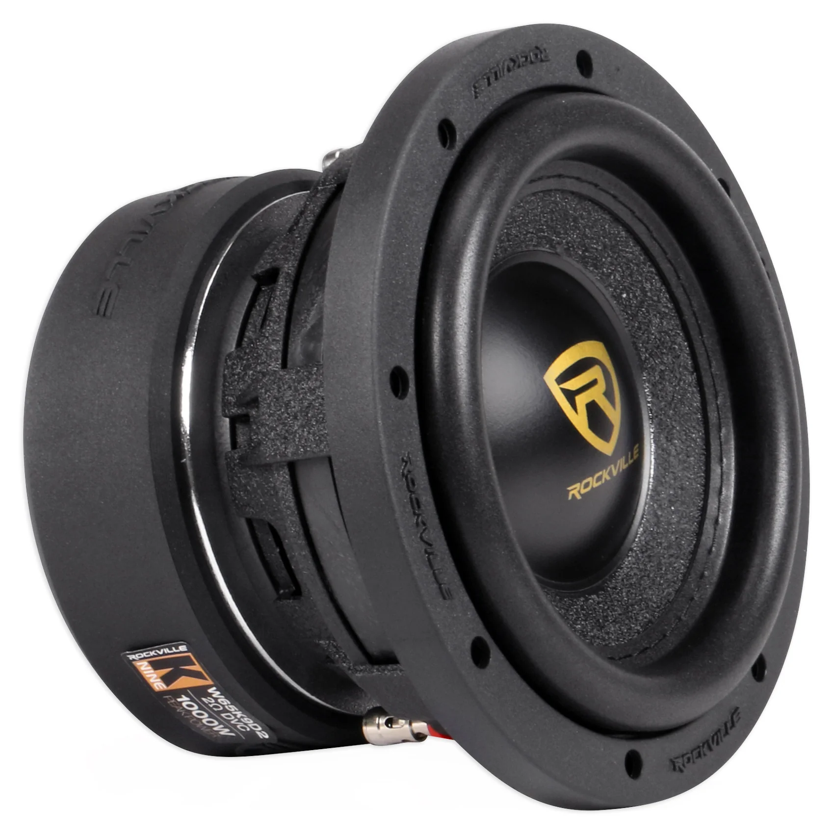Rockville W65K9D2 4-Pack + REC130 Quad 6.5 Enclosure Bundle - Image 10