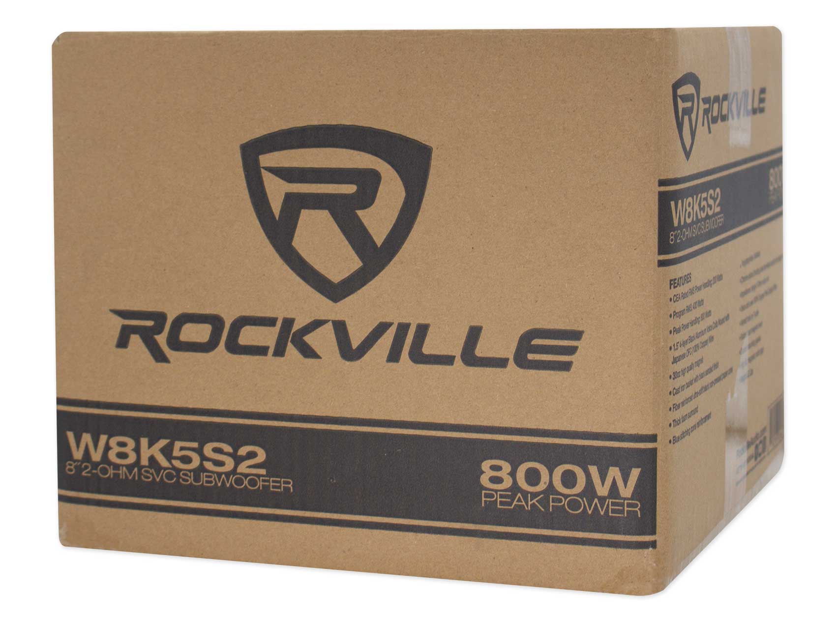 Rockville W8K5S2 4-Pack + dB14 Mono Amplifier Bundle - Image 18