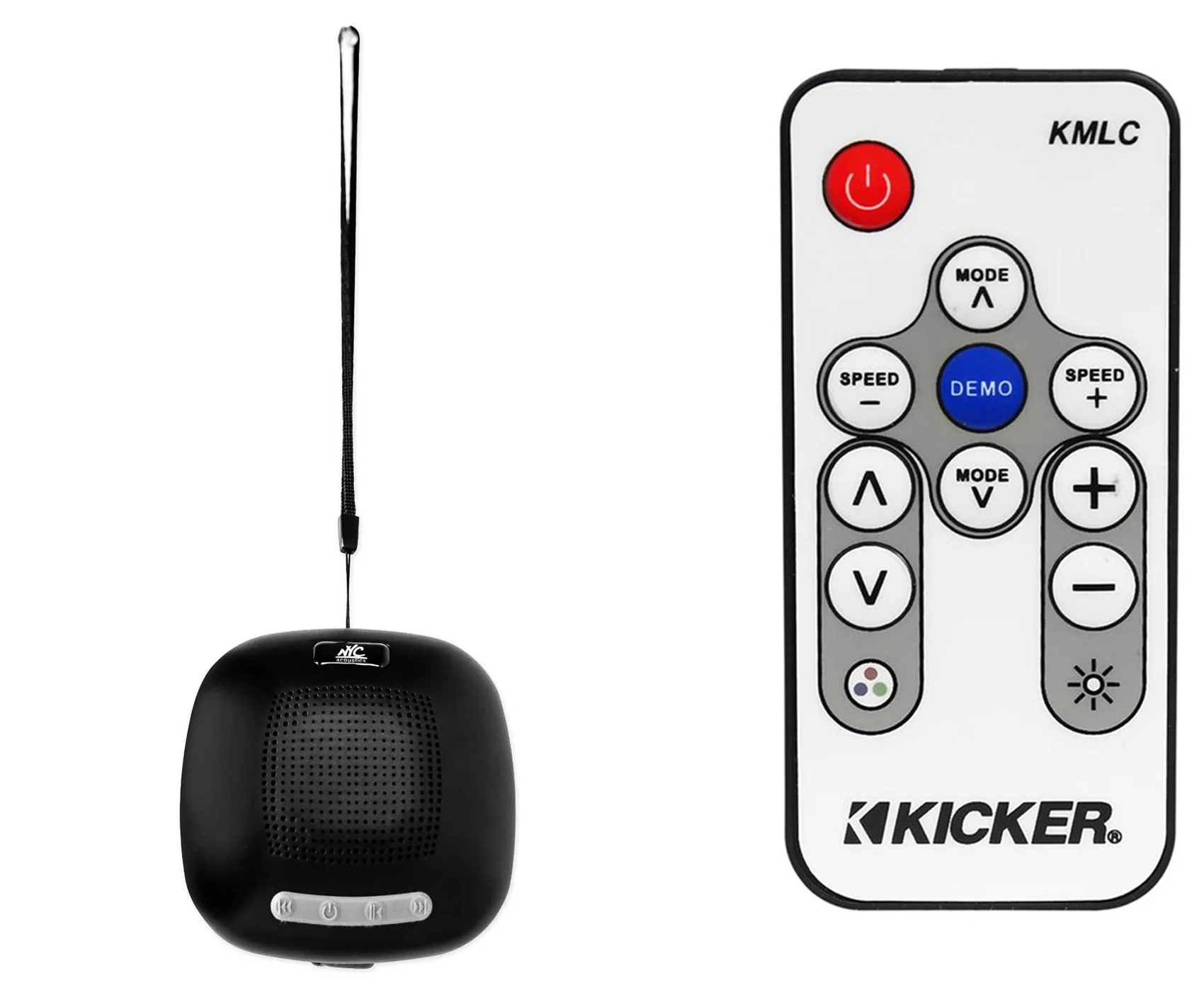 Kicker 41KMLC KMLC LED Light Controller for KM Series Speakers+Speaker - Image 2