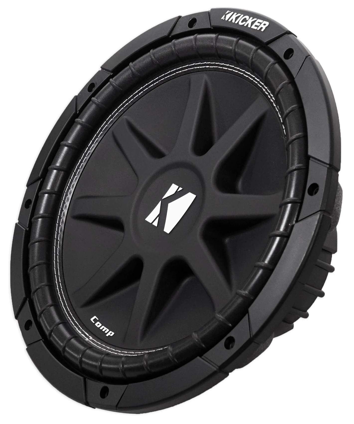 KICKER 43C124 Comp 12" 300 Watt SVC 4-Ohm Car Subwoofer Sub+Amplifier+Amp Kit - Image 5
