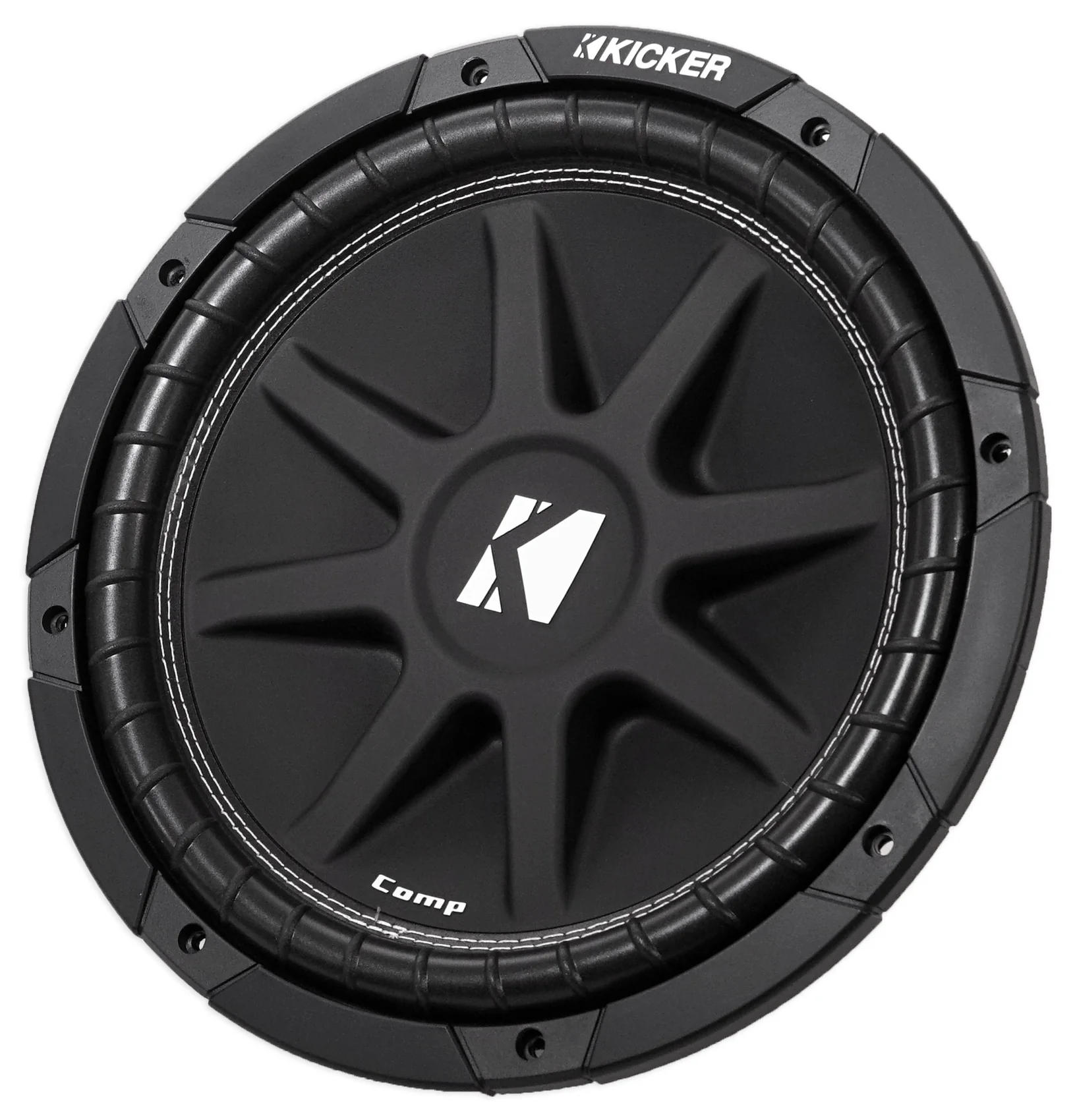 KICKER 43C124 Comp 12" 300 Watt Car Subwoofer+Amplifier+Amp Kit+Vented Sub Box - Image 5