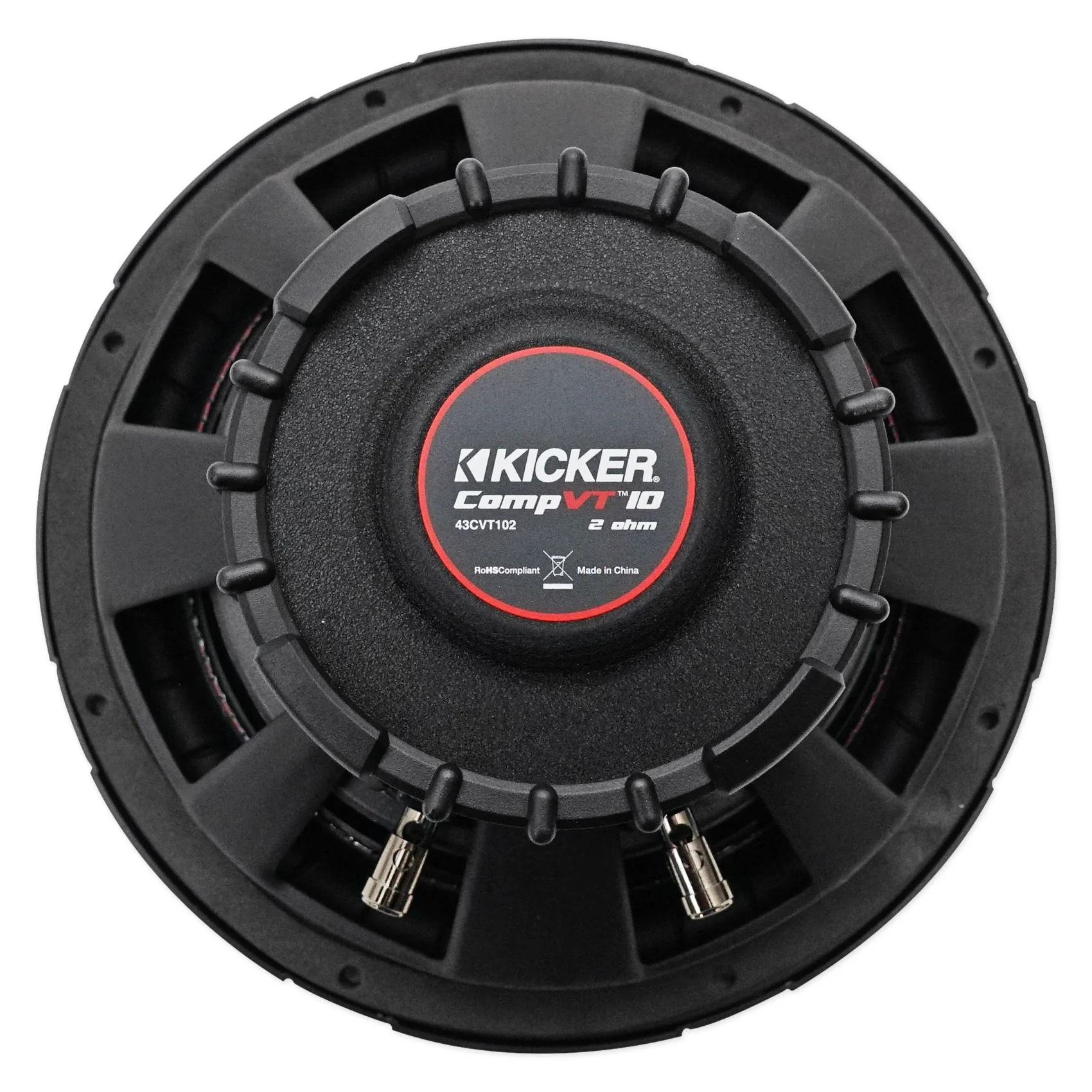 Kicker 43CVT102 COMPVT 10" 800w Slim Shallow Subwoofer+Mono Amplifier+Amp Kit - Image 5