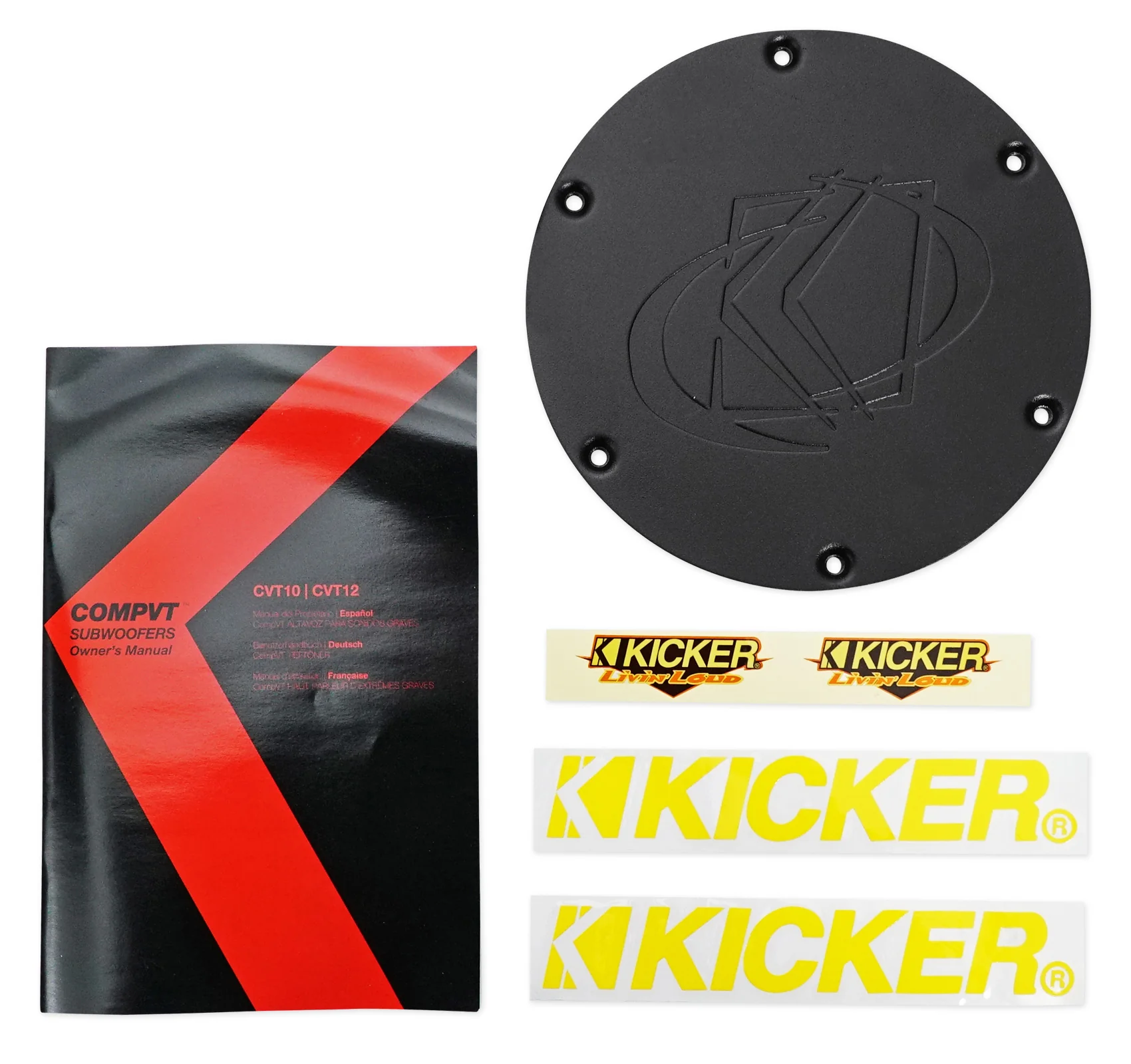 Kicker 43CVT102 COMPVT 10" 800w Slim Shallow Subwoofer+Mono Amplifier+Amp Kit - Image 9