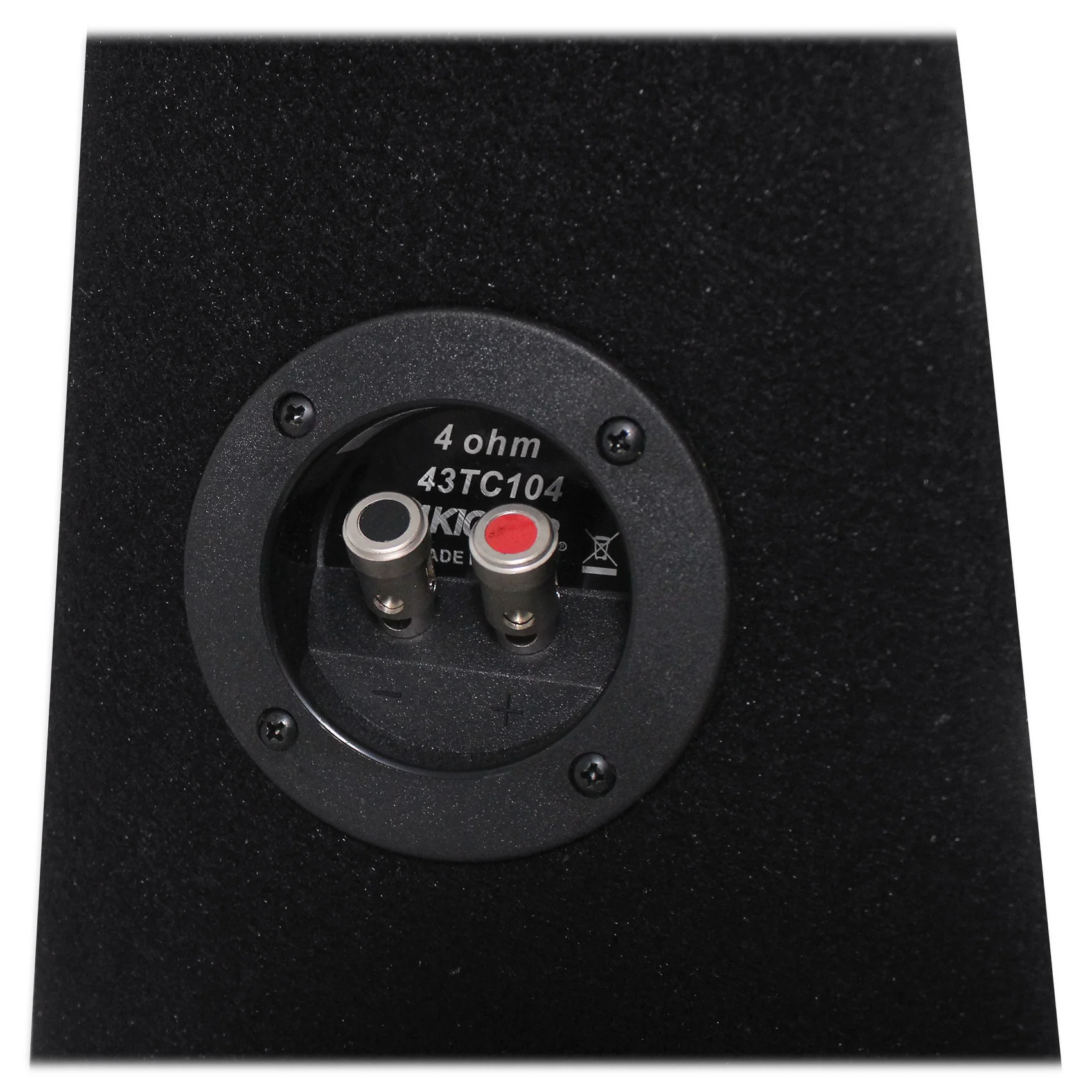 KICKER 43TC104 Comp 10" Subwoofer In Sub Box Enclosure+2-Ch. Amplifier+Amp Kit - Image 7
