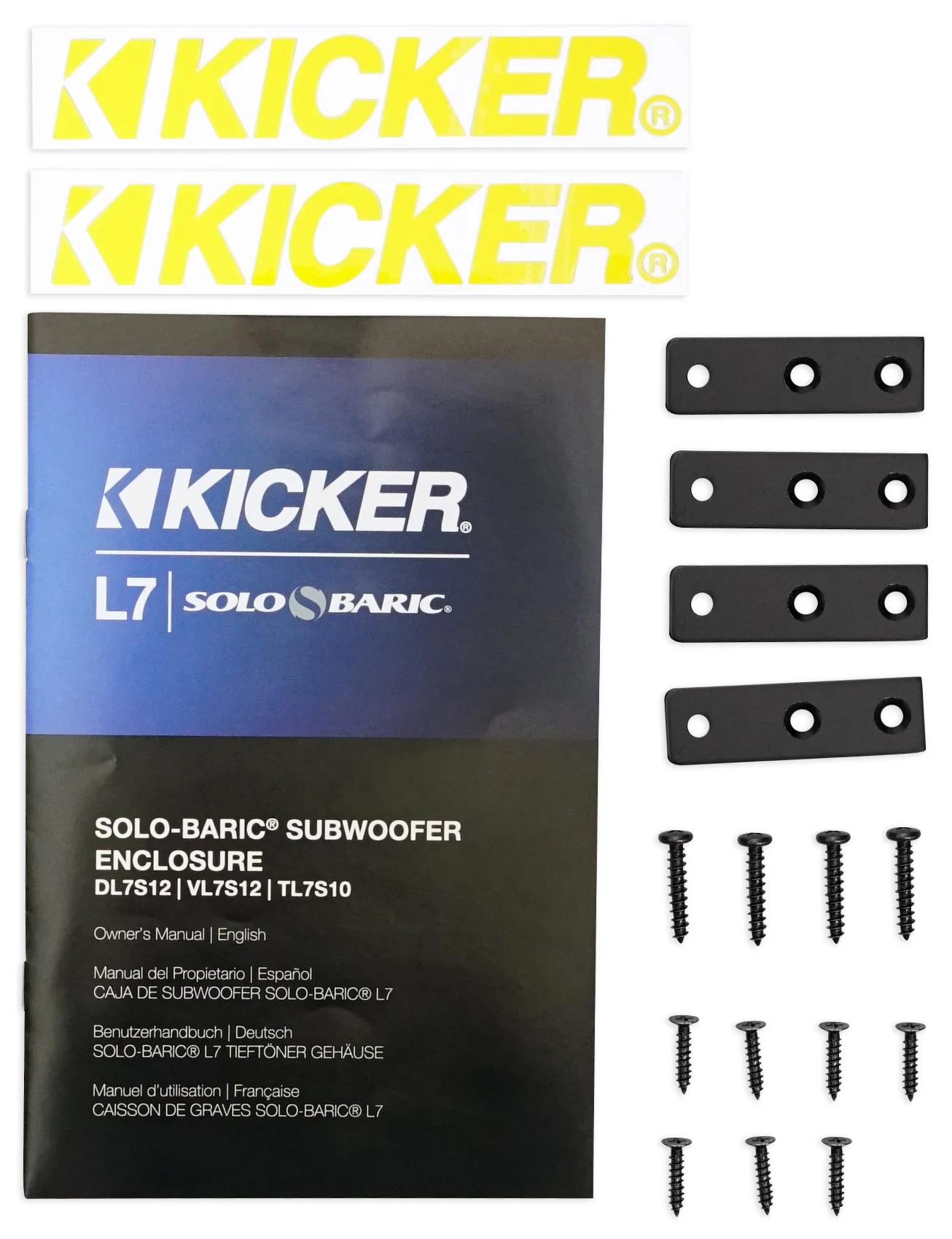 Kicker 44DL7S122 Dual 12" 3000w L7 Solo-Baric L7S Loaded Sub Enclosure+CXA Amp - Image 9
