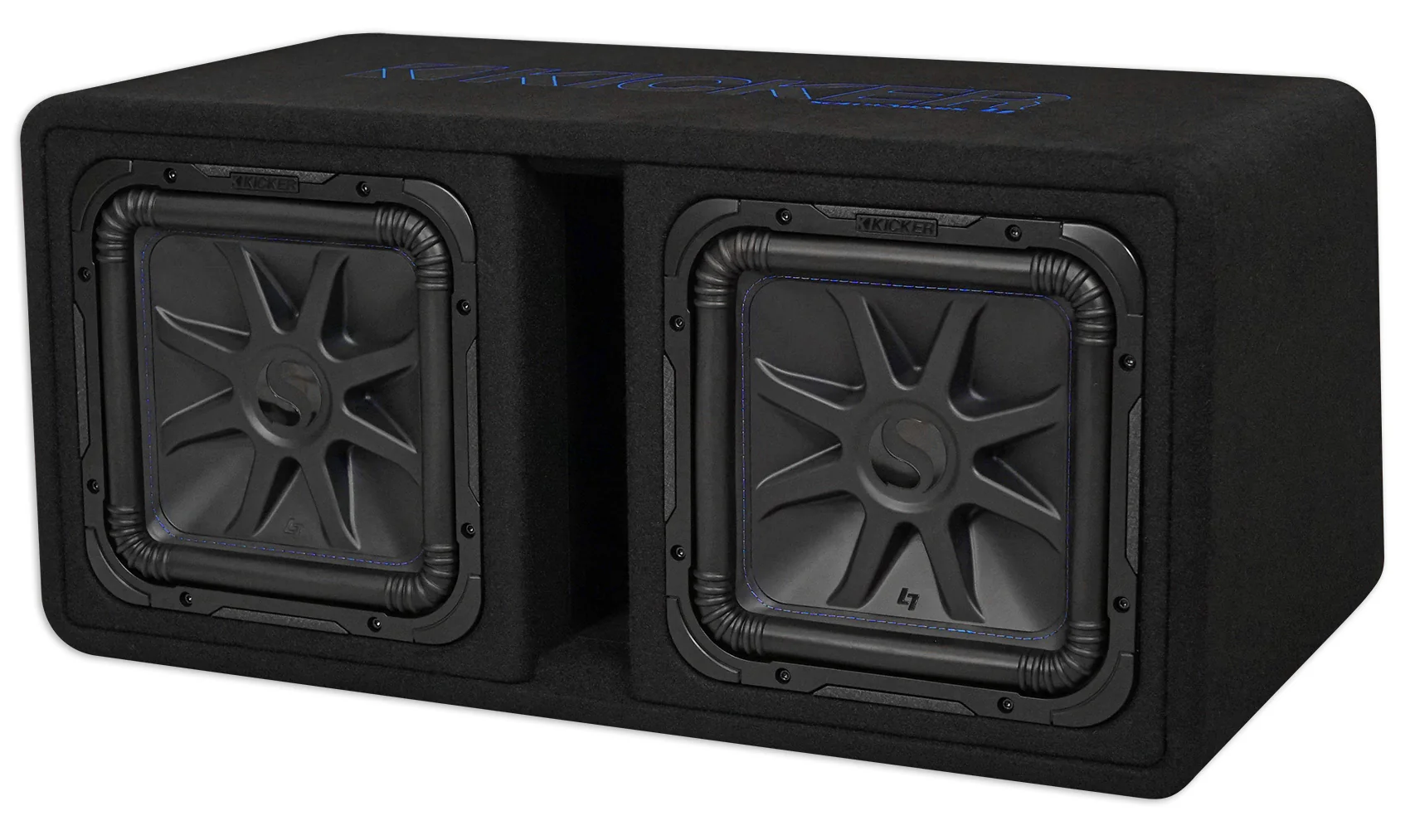 Kicker 44DL7S122 Dual 12" 3000w L7 Solo-Baric L7S Loaded Subwoofer Box+Amp+Wires - Image 2