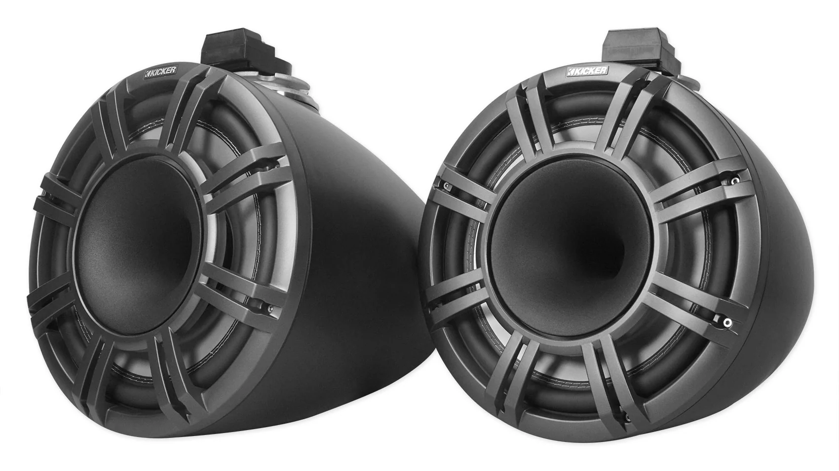 KICKER KMTC11 HLCD 11" Wakeboard Tower Speakers+6) 8" LED Speakers+8-Channel Amp - Image 9