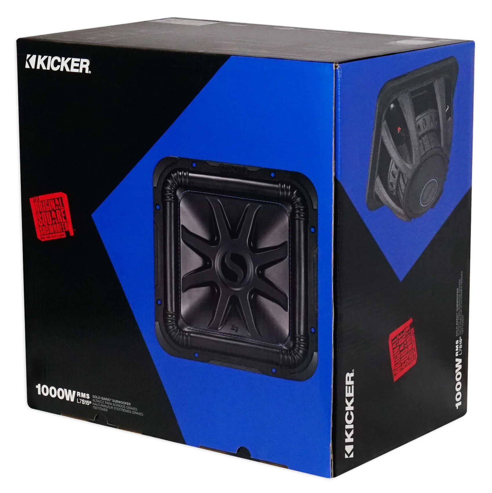 Kicker 15" Solo Baric L7S L7S152 Solobaric Subwoofer+Vented Sub Box Enclosure - Image 9