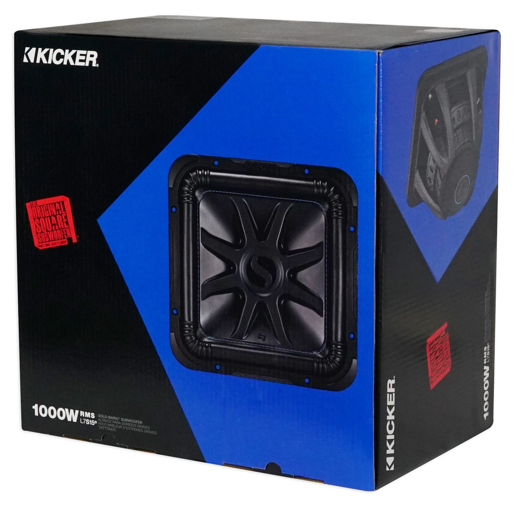 Kicker 15" Solo Baric L7S L7S154 Solobaric Subwoofer + Vented Sub Box Enclosure - Image 8