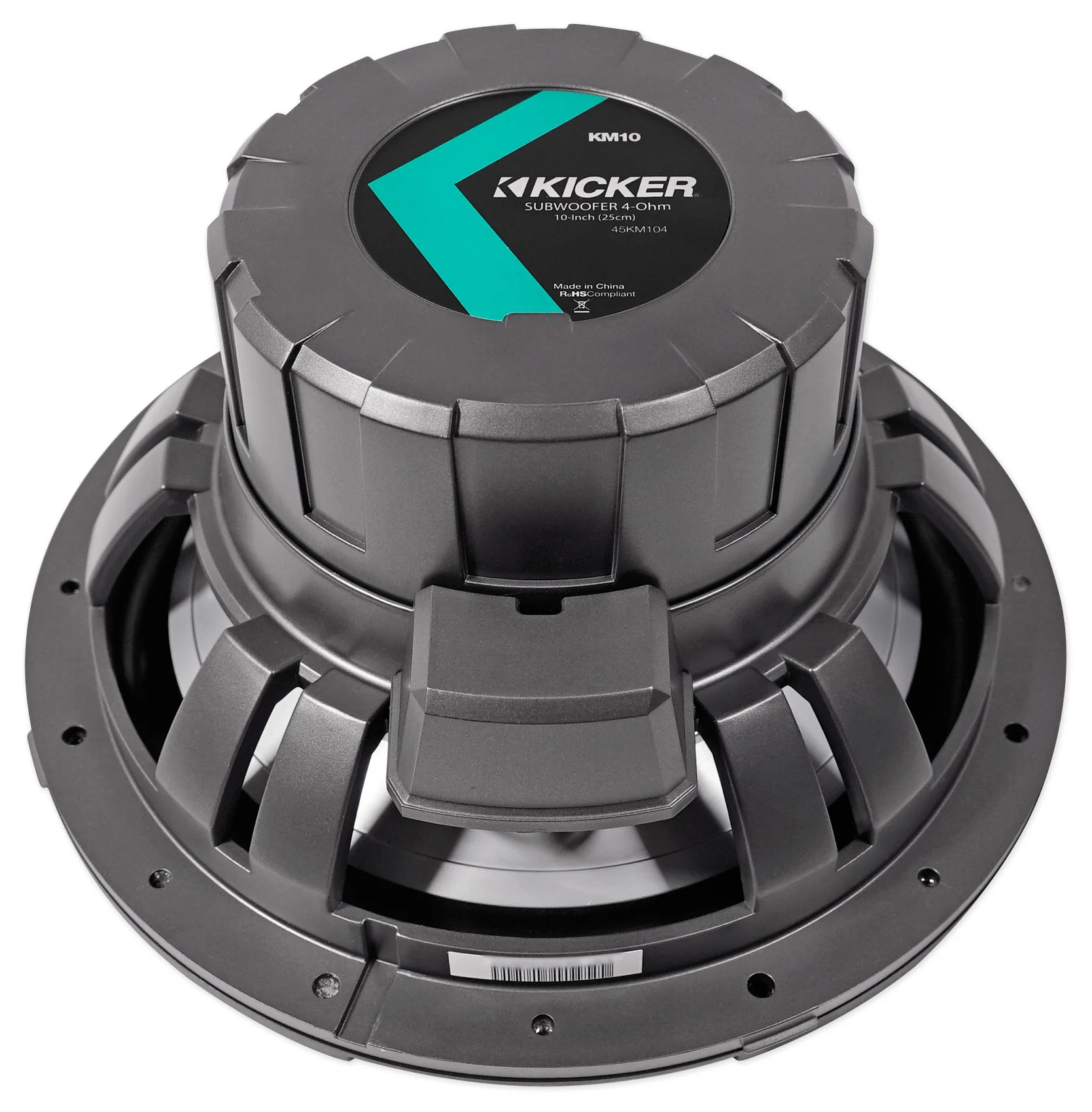 KICKER 45KM104 10" 350w Marine Subwoofer Boat Sub+6-Channel Amplifier+Amp Kit - Image 23