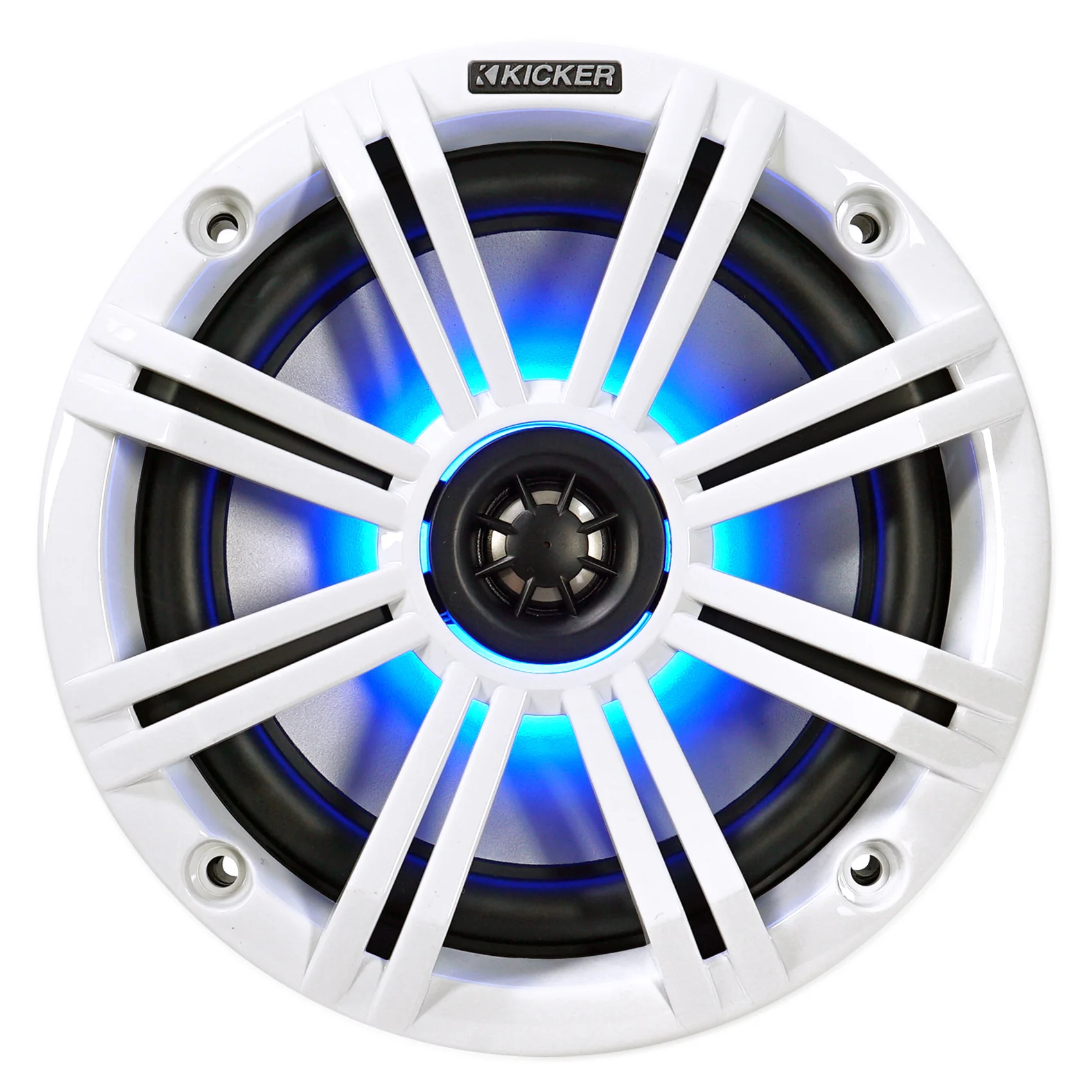 Pair KICKER 45KM654L 6.5" 390w Black Marine Wakeboard Tower LED Boat Speakers - Image 4