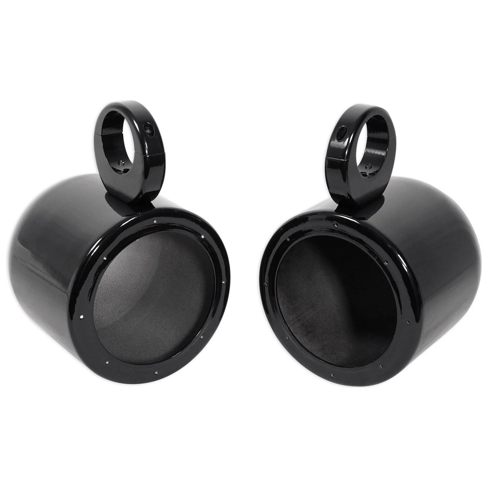 (2) KICKER 45KM654L 6.5" 390w LED Tower Speakers+2-Ch Amplifier For RZR/ATV/UTV - Image 11