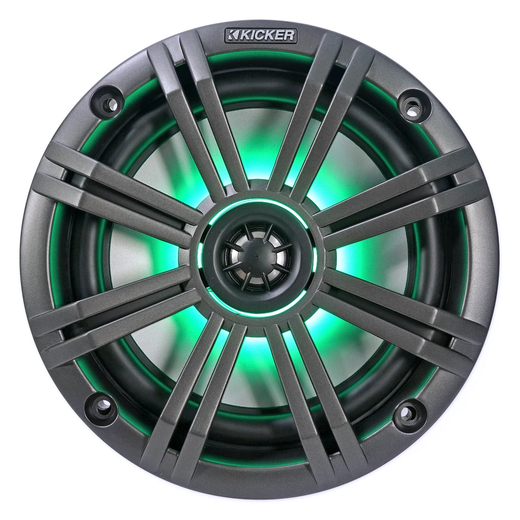 (2) KICKER 45KM654L 6.5" 390w Marine LED Speakers+2-Channel Amplifier+Amp Kit - Image 5