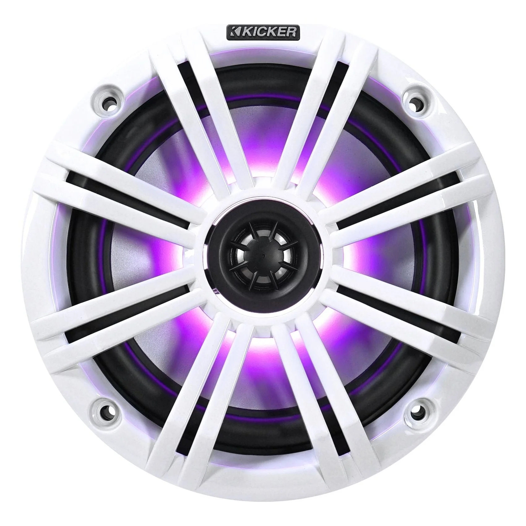(2) KICKER 45KM654L 6.5" 390w Marine LED Speakers+2-Channel Amplifier+Amp Kit - Image 7