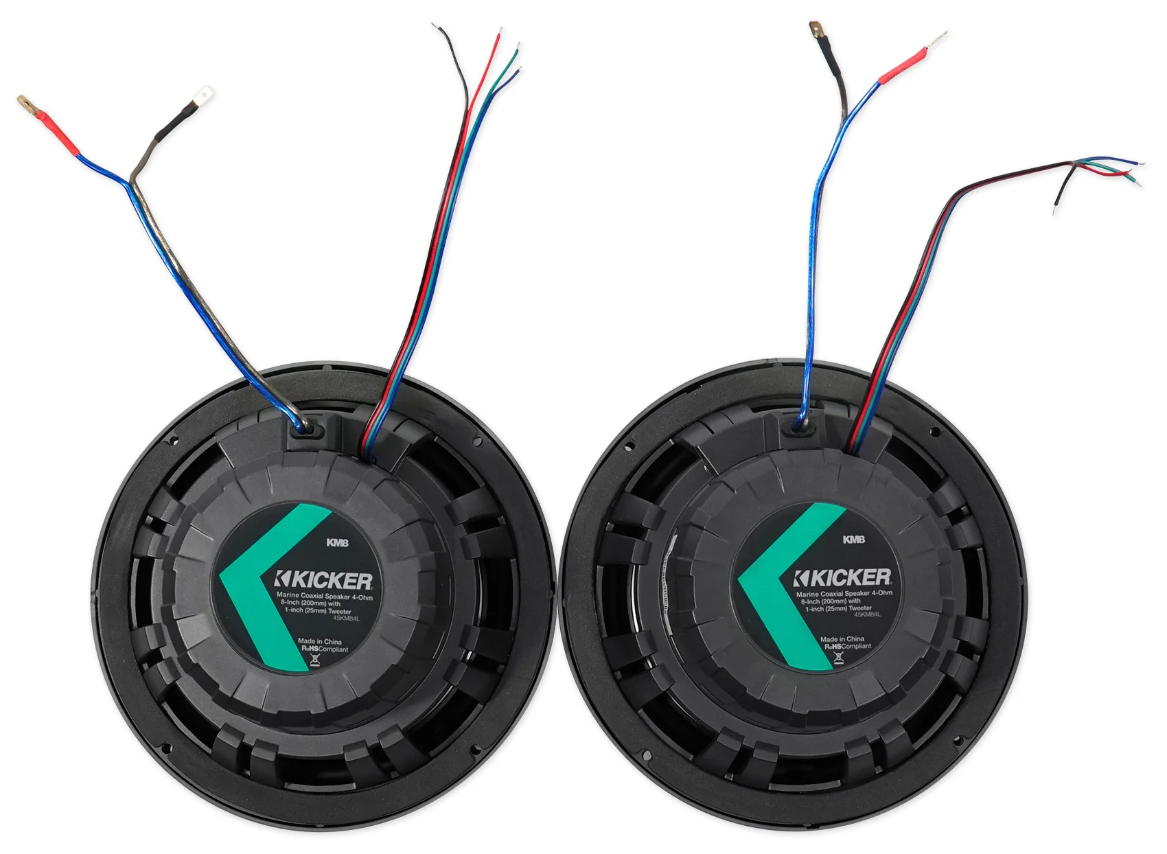 Pair Kicker KM8 8" 600 Watt LED Tower Speakers For Polaris RZR/ATV/UTV/Cart/Jeep - Image 7