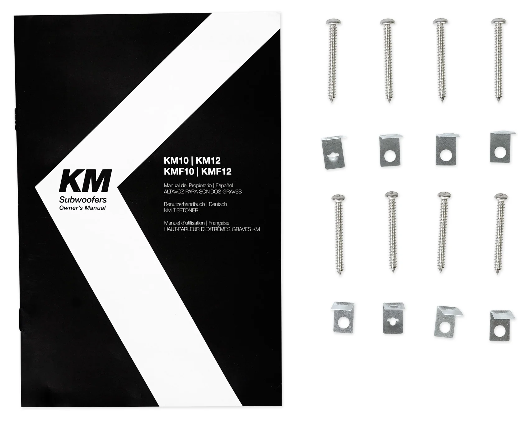 KICKER 45KMF104 10" Free Air Marine Subwoofer + Amplifier SVC 4-ohm Sub KMF10 - Image 6
