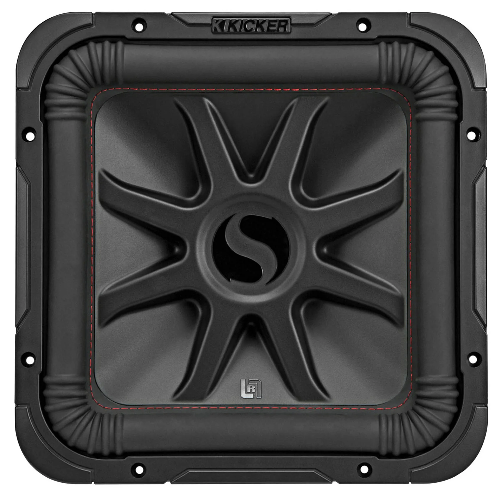 KICKER 45L7R124 12" 1200w L7R Subwoofer Solo-Baric L7R124+Vented Enclosure Box - Image 2