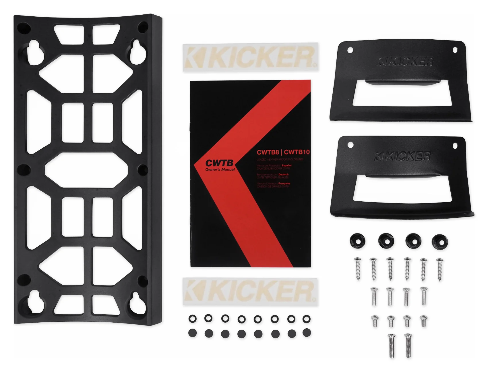 KICKER 46CWTB102 10" Subwoofer In Enclosure+(2) 8" Tower Speakers RZR/ATV/UTV - Image 7