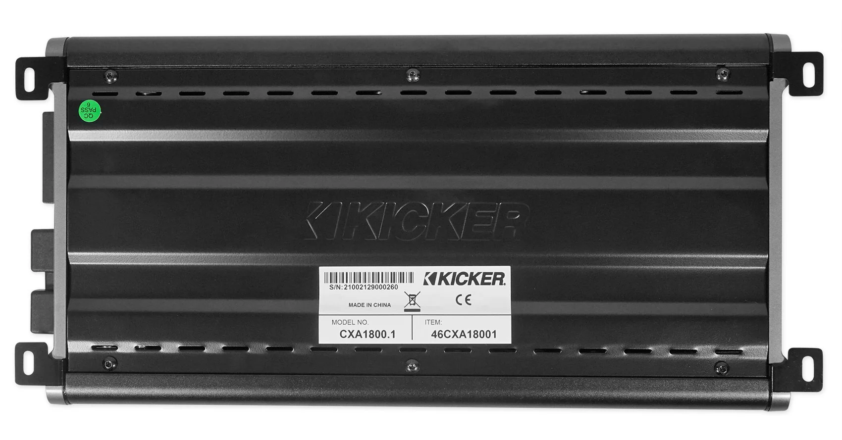 KICKER 46CXA18001T CXA1800.1 1800 Watt RMS Mono Car Audio Amplifier+Amp Kit - Image 9