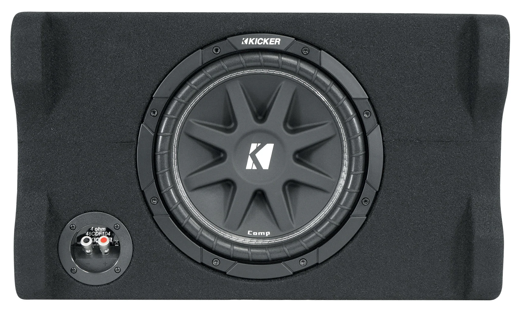 KICKER 48CDF104 Comp10 10" 300w Subwoofer+Sub Box Enclosure+Bluetooth Speaker - Image 7