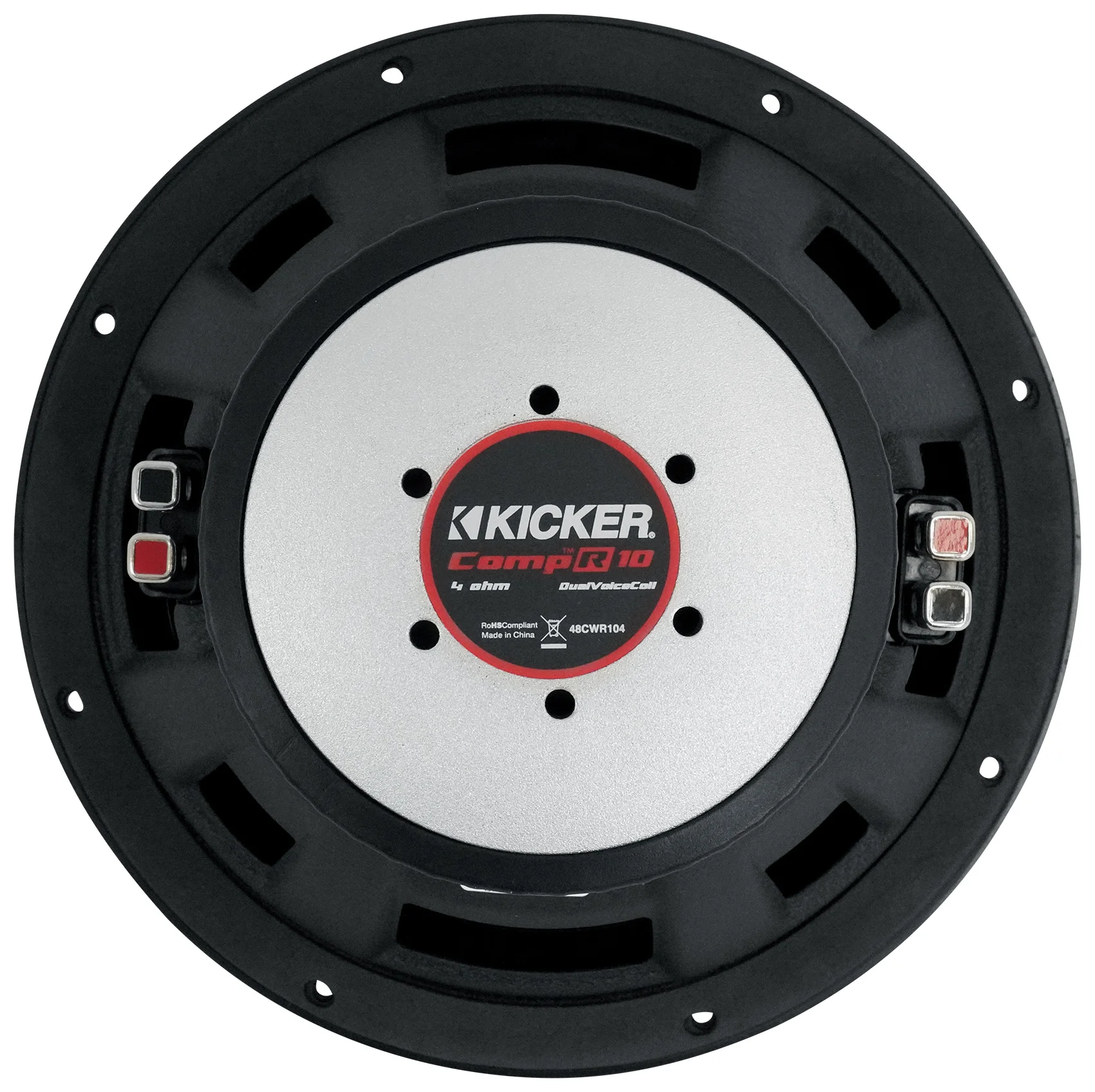 Kicker 48CWR104 COMPR10 10" 800 Watt Car Subwoofer+Sealed Sub Box Enclosure - Image 13