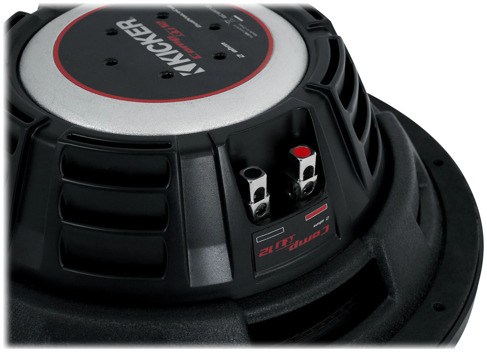 KICKER 48CWRT122 CompRT 1000w Shallow 12" Subwoofer DVC 2-ohm Car Sub COMPRT12 [Open Box] - Image 6